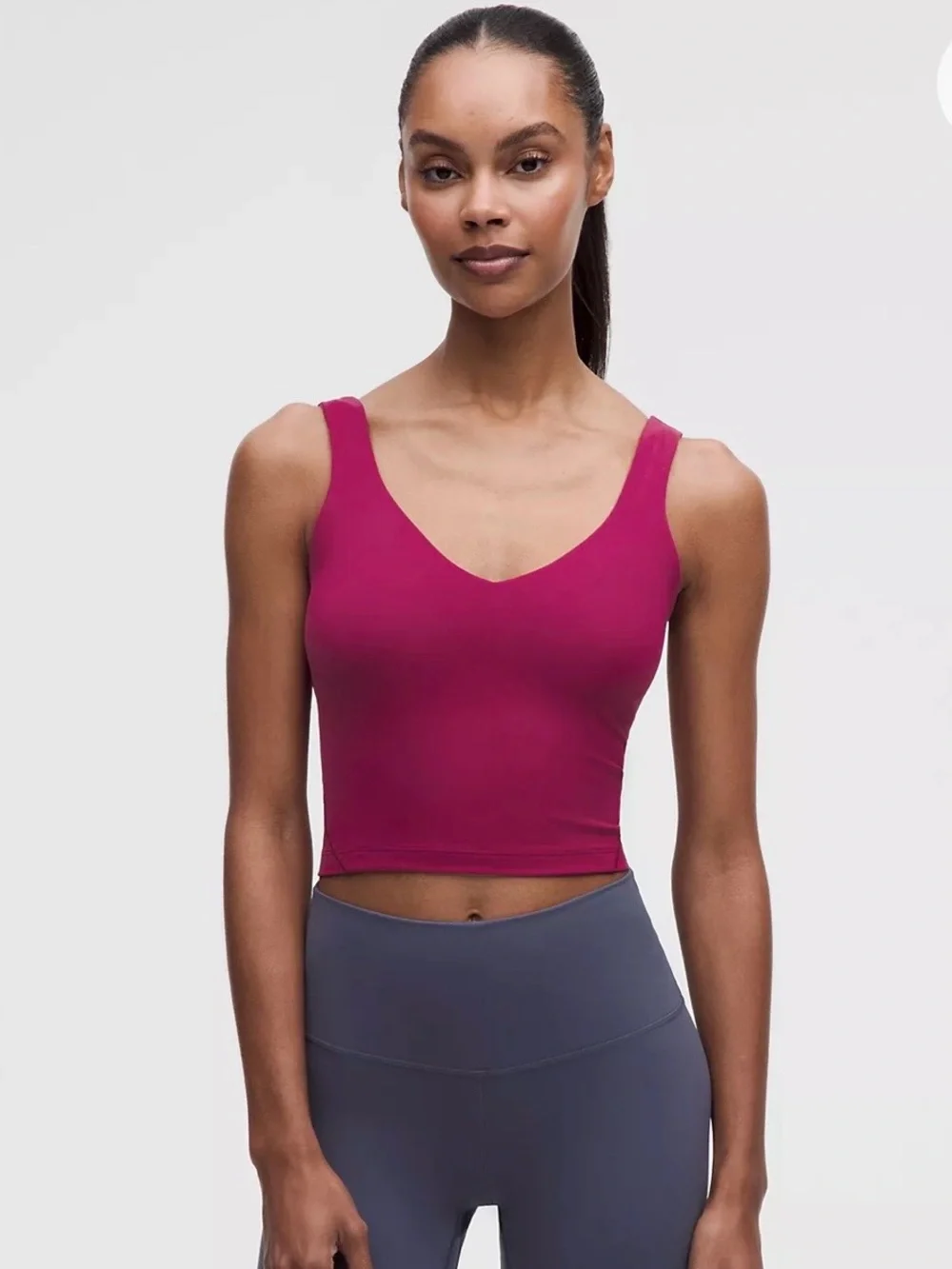 lululemon athletica Align Tank Top Light Support In Raspberry Rave Size 6